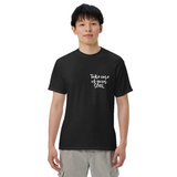 Take Care of Your Soul — Affirmation Unisex Garment-Dyed Heavyweight T-Shirt in Black
