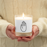 Blessing Hand — Glass Jar Soy Wax Candle