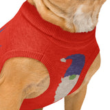 Knitted RED XMAS pet sweater